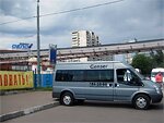 Бесплатный автобус Genser в пункт аренды автомобилей АрендаАвто-рхн на ул.Добролюбова